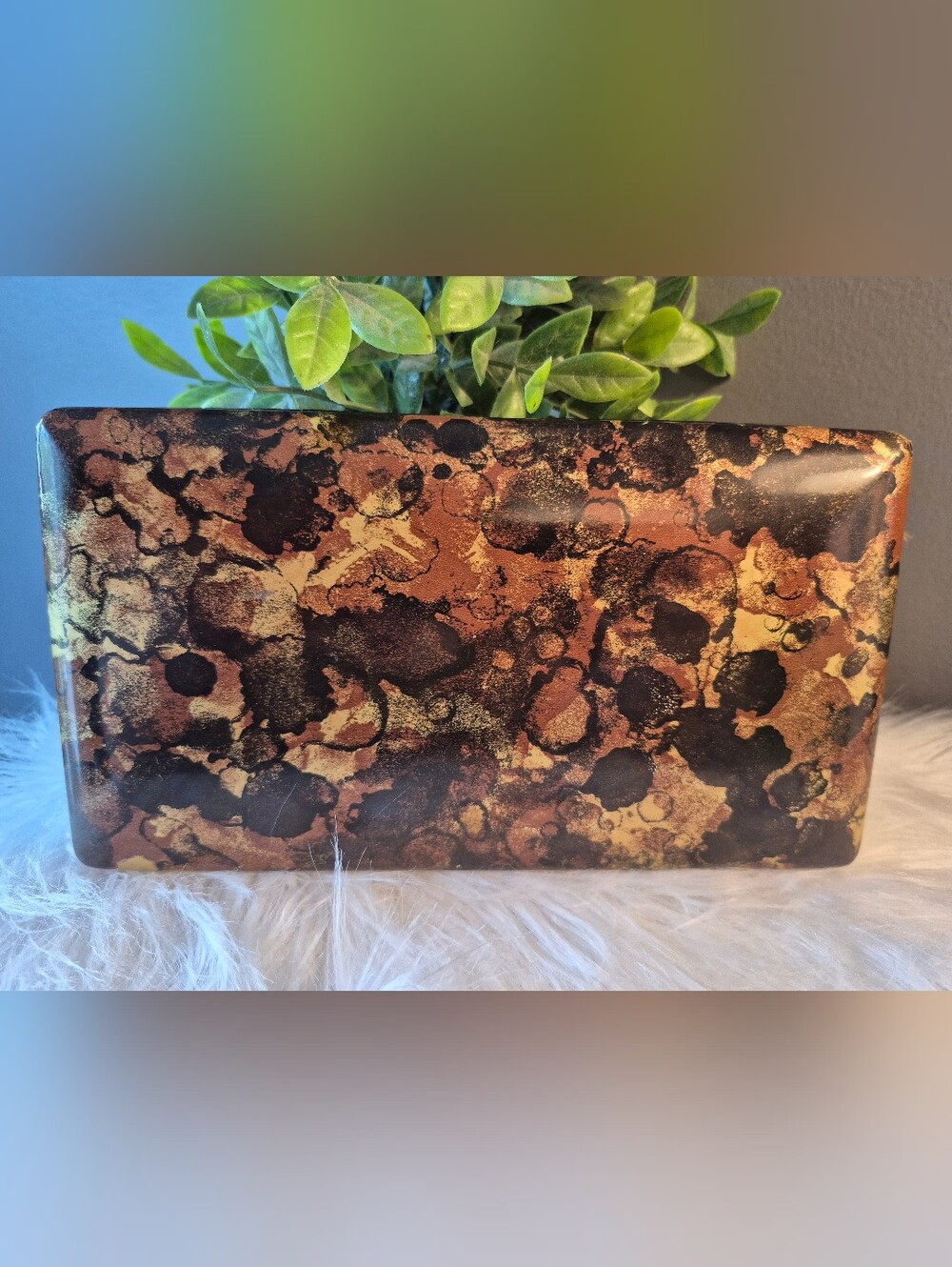 Vintage Mcm Mele Travel Clamshell Jewelry Case